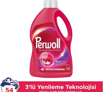 Perwoll Geliştirilmiş Renkli Sıvı Deterjan 54 Yıkama 2.970ml